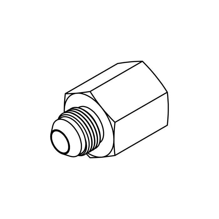 Gates 10MJ6FP: (G60510-1006) Hydraulic Hose Adapter