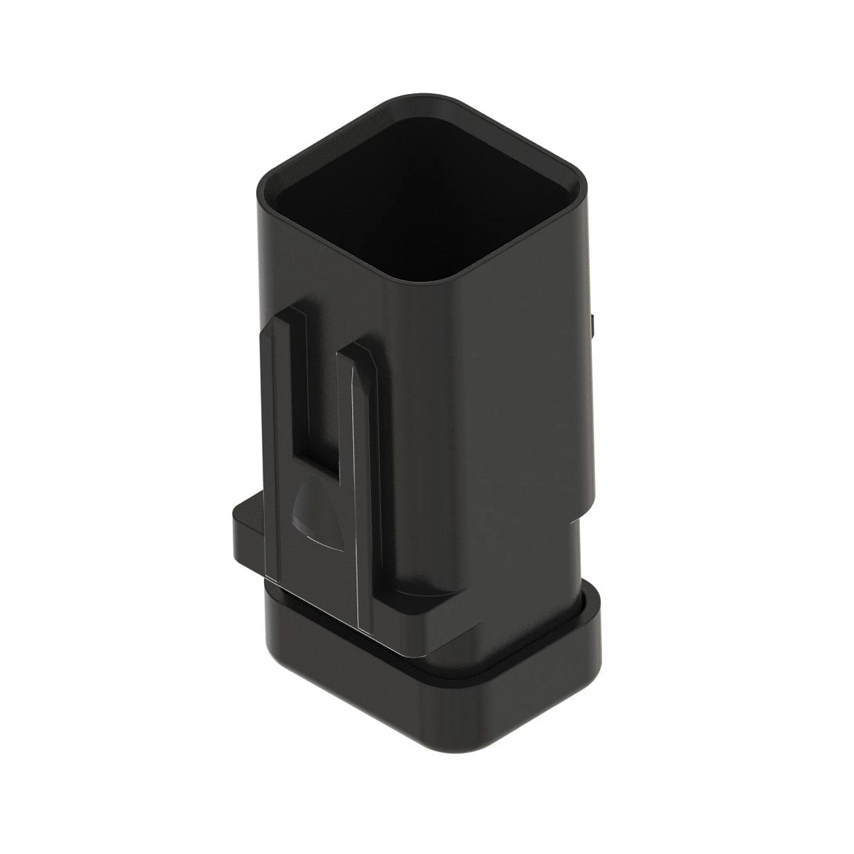 John Deere 57M9790: Gray Electrical Connector Housing, 6 Cavities