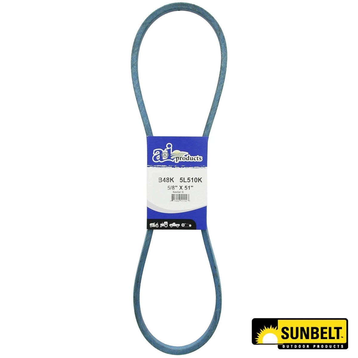 John Deere A-B48K: HB Section Mower Drive V-Belt, Effective Length 1282.4 mm (50.5 inch)
