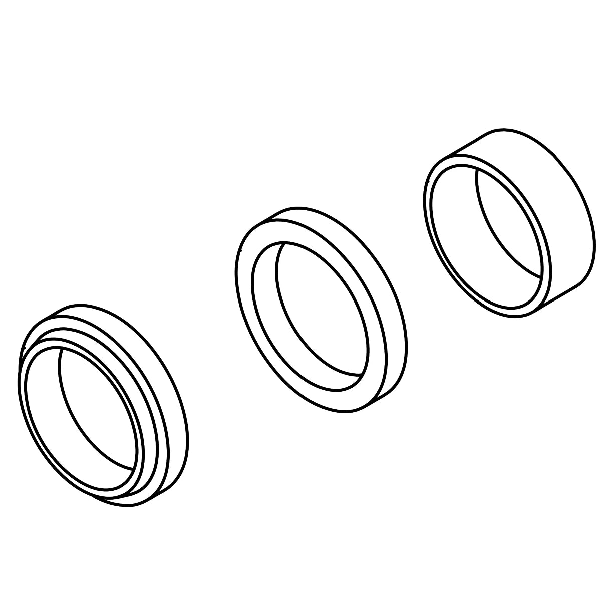 John Deere AHC15628: Hydraulic Cylinder Rod Seal Kit