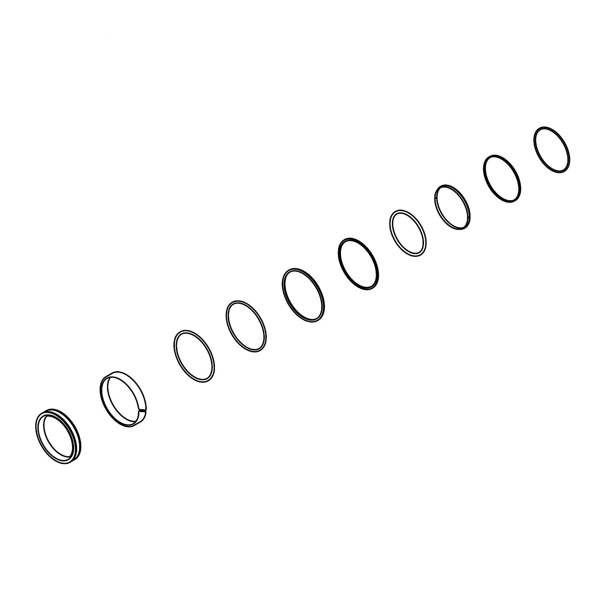 John Deere AHC19978: Hydraulic Cylinder Bore Seal Kit