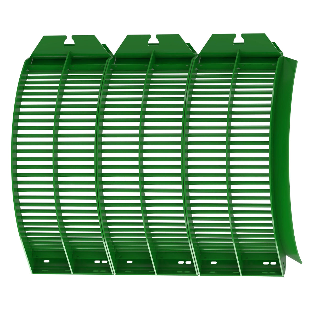 John Deere BXE10387: Extended Wear Round Bar Concave Kit (Set of 3)