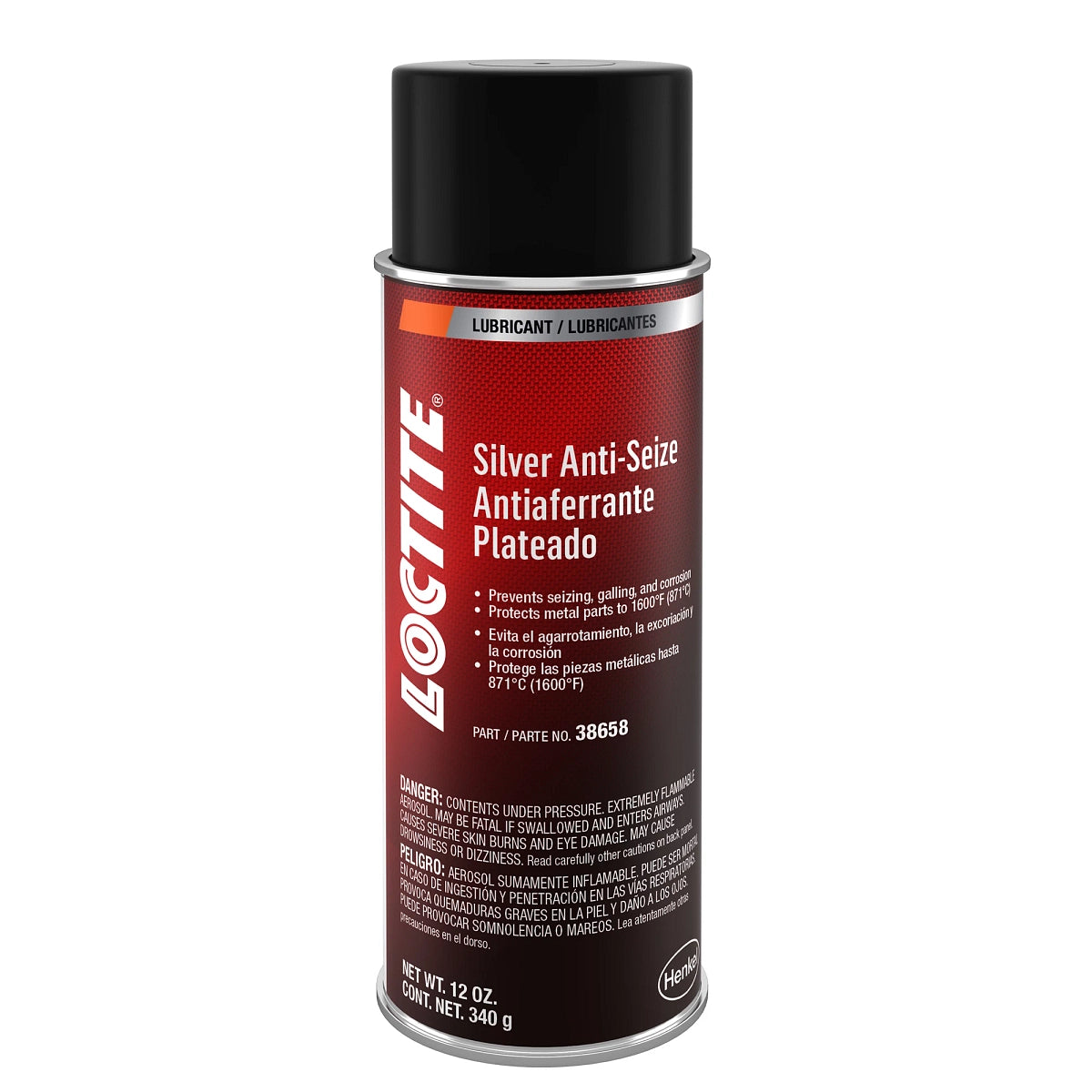 John Deere PM38658: LOCTITE Silver Anti-Seize Lubricant, 340 gram (12 Oz) Aerosol Can