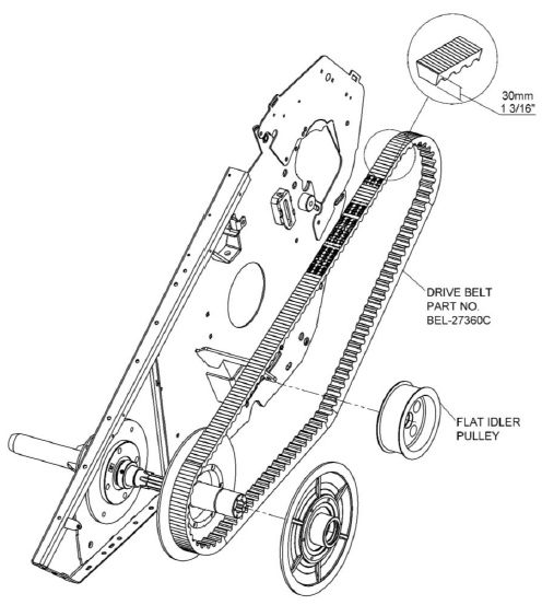 Shelbourne BEL-27360C: Drive Belt