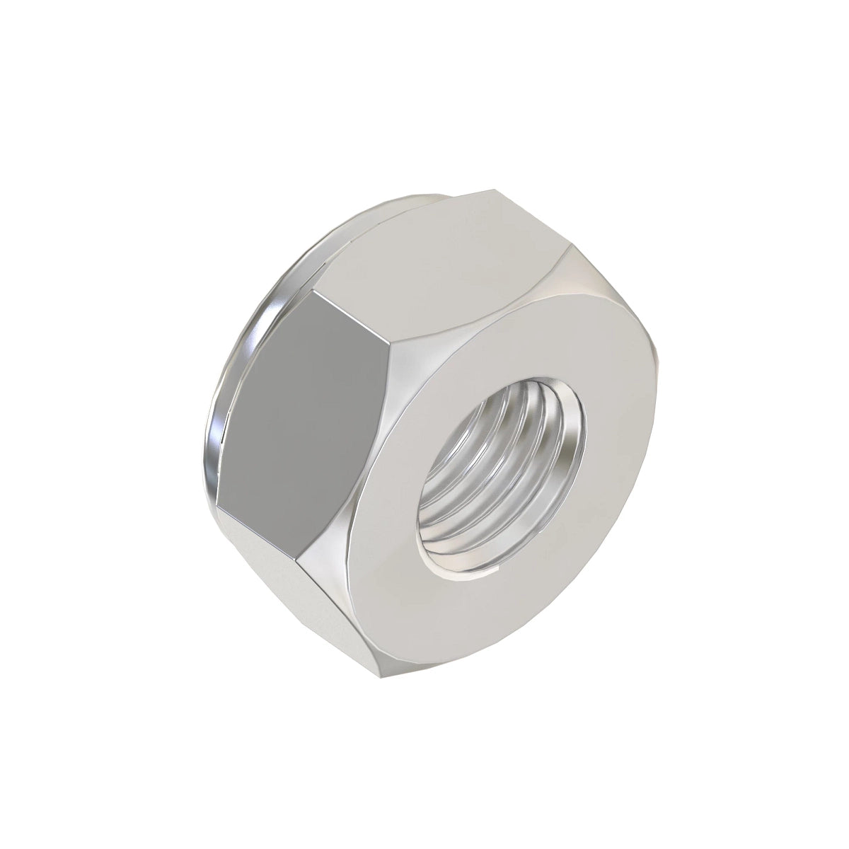John Deere T60313: Hexagonal Lock Nut, 1/4"