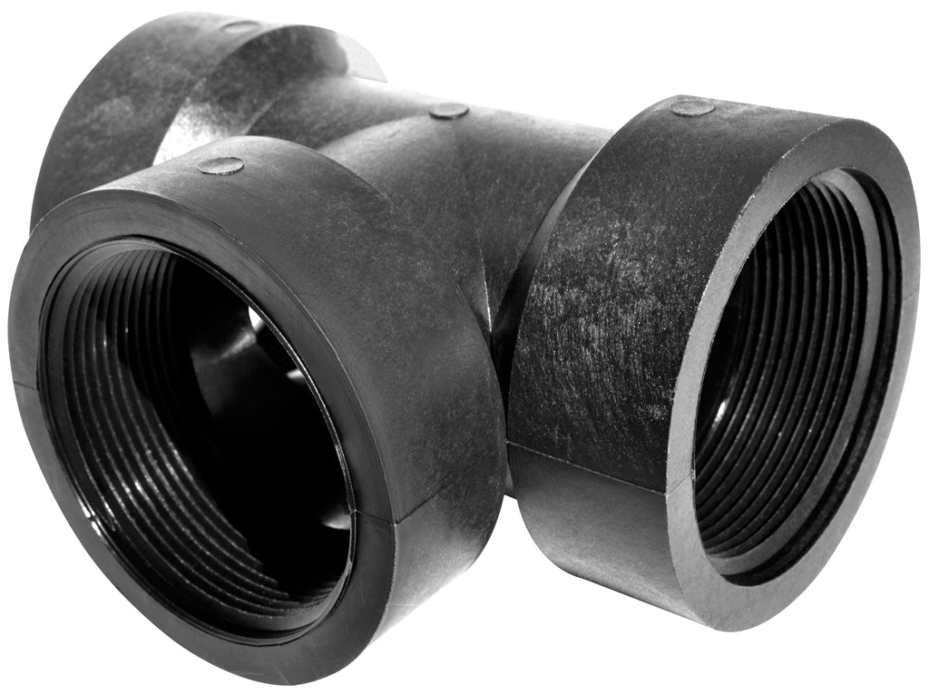 J.D. Skiles Co., TT14P: Green Leaf 1/4" Polypropylene Plastic Pipe Tee