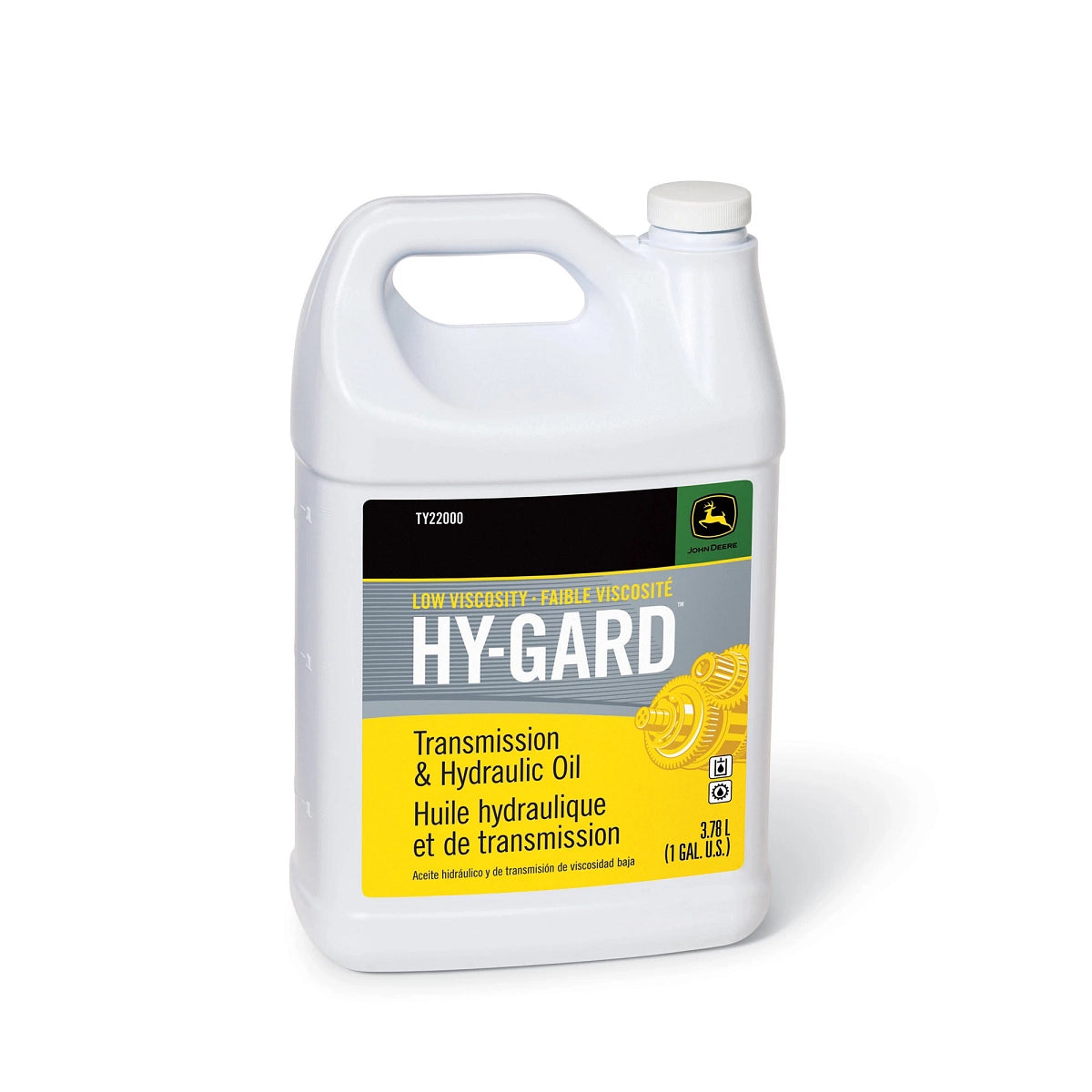 John Deere TY22000: Transmission and Hydraulic Oil, Low Viscosity Hy-Gard€š¬¾€š, 3.78 Liter (1 Gallon)
