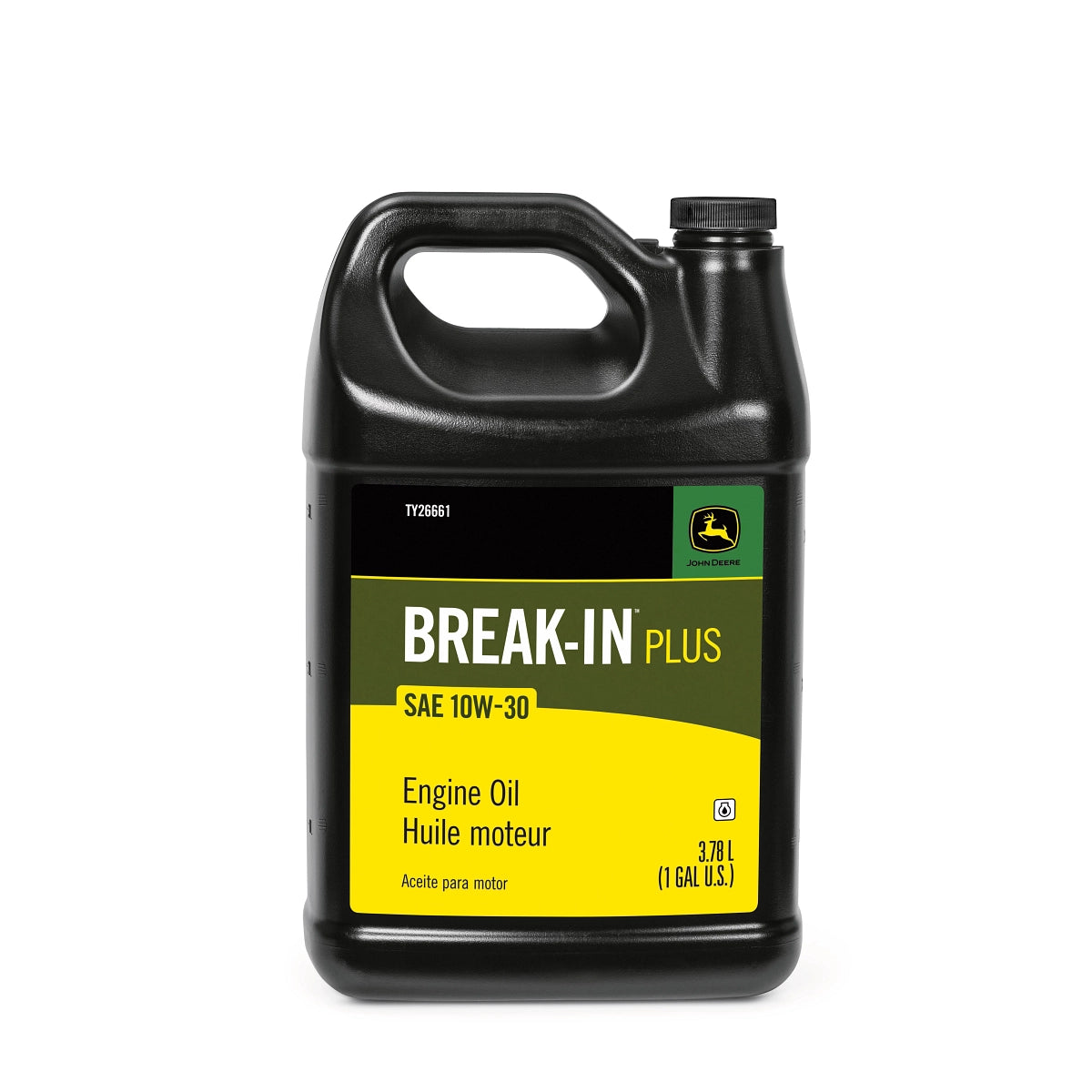 John Deere TY26661: Engine Oil, Break-In Plus, SAE 10W-30, 3.78 Liter (1 Gallon)