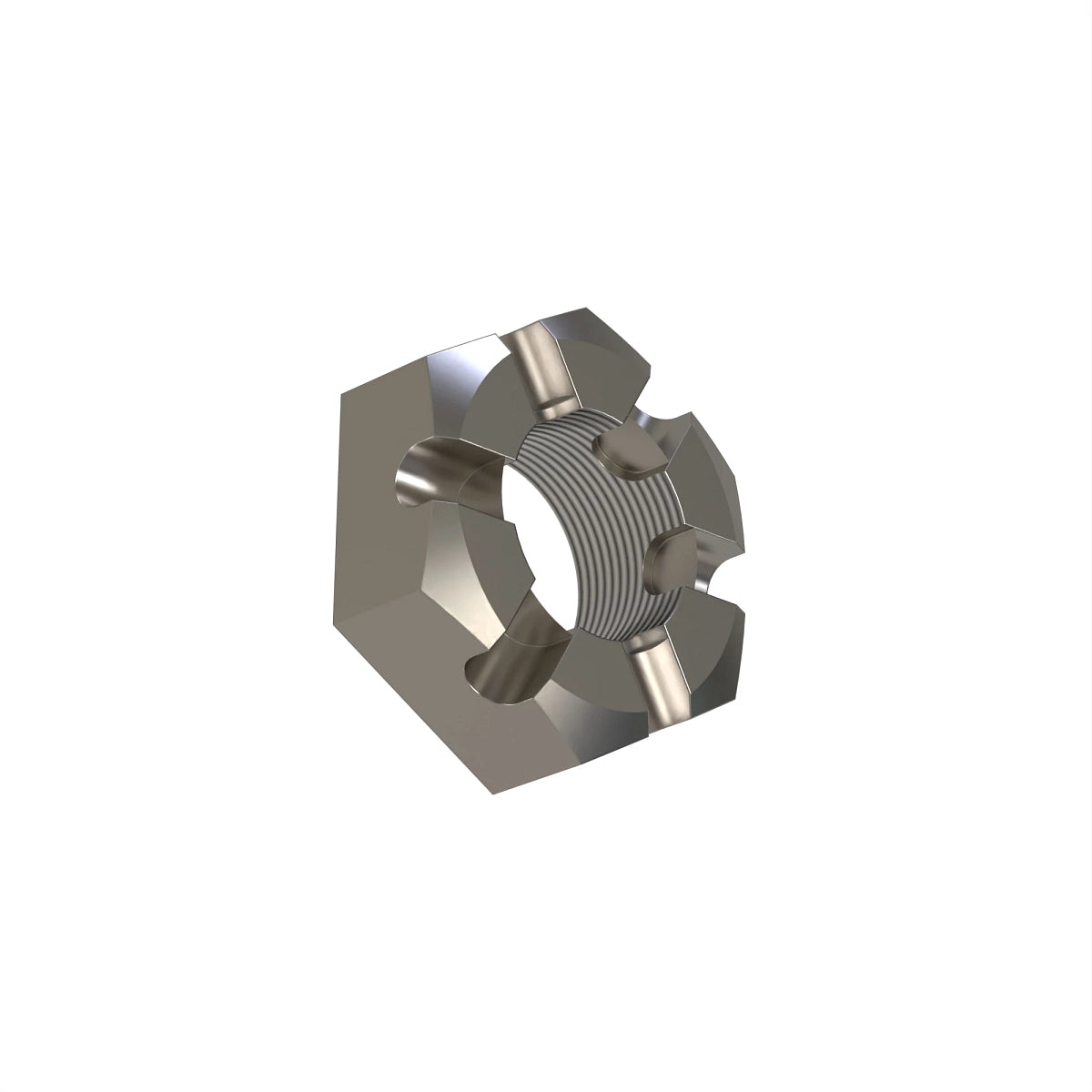 John Deere Z9958H: Hexagonal Slotted Nut, 5/8"