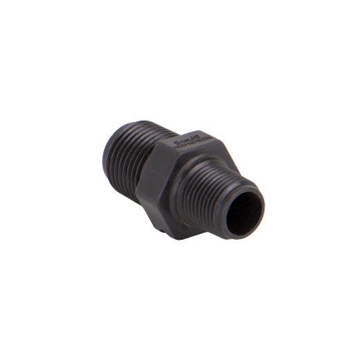 Banjo RN050-038: 1/2" X 3/8" Poly Reducing Nipple
