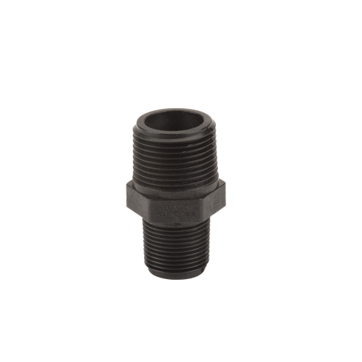 Banjo RN100-075: 1" X 3/4" Poly Reducing Nipple