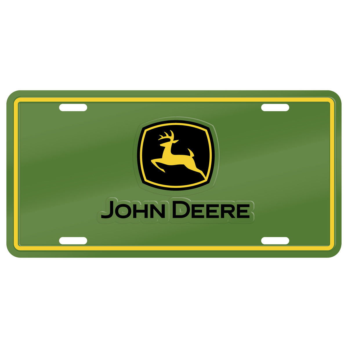 Green License Plate
