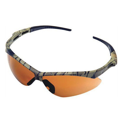 Stihl 7010 884 0321: Safety Glasses, Polycarbonate Lens, Camo, Wrap-Around Frame, Green Camo Frame, Uv Protection: 99%