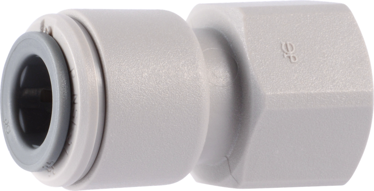 Schaben Ind. FC140140NPT: Fc - Female Connector - NPTF Thread - Acetal