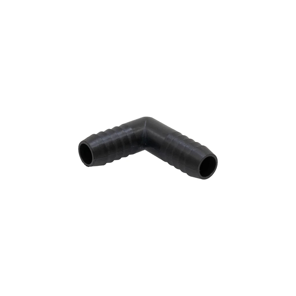 Schaben Ind. 5010223: 1/2" HB x 1/2" HB Hose Barb Elbow - 90 Poly