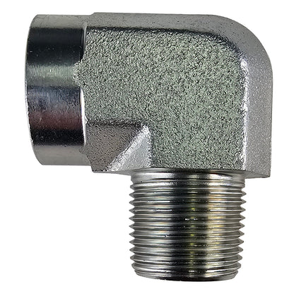 16MP16FP90: Adapter Fitting 1 in Female Pipe Rigid x 1 in Male Pipe Rigid, Steel