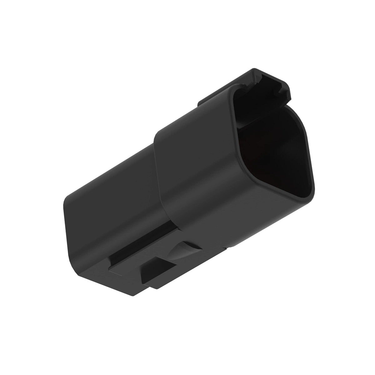 John Deere 57M7629: Gray External Electrical Connector Housing, 6 Cavities