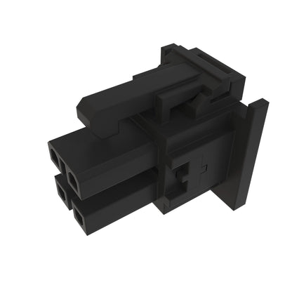 John Deere 57M7712: Black External Electrical Connector, 4 Cavities