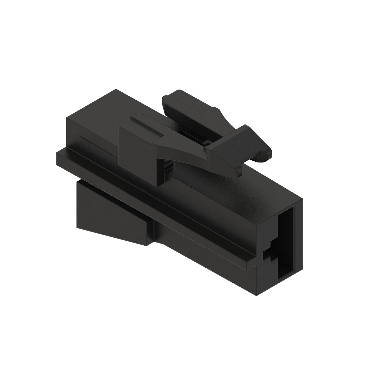 John Deere 57M8904: Black External Electrical Connector Housing, Cavity 1