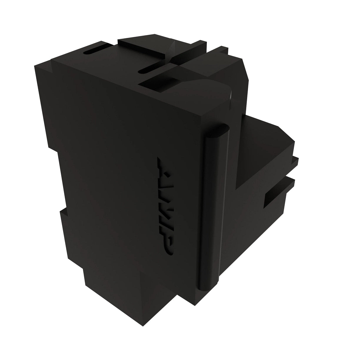 John Deere 57M8934: Black Internal Electrical Connector Housing, 3 Cavities