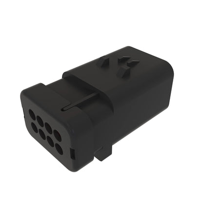 John Deere 57M9796: Red Electrical Connector Housing, 8 Cavities