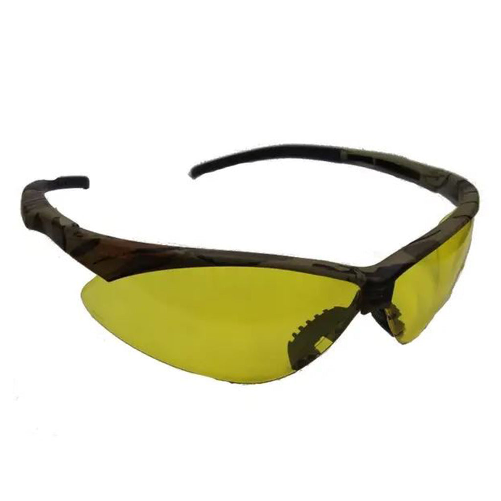 Stihl 7010 884 0321: Safety Glasses, Polycarbonate Lens, Camo, Wrap-Around Frame, Green Camo Frame, Uv Protection: 99%
