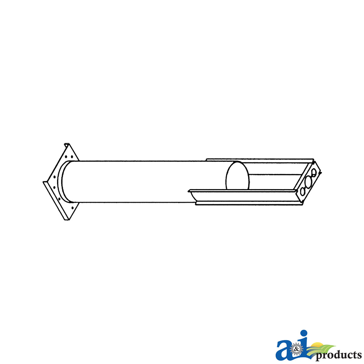 John Deere A-AH98300: Grain Tank Auger Tube Housing