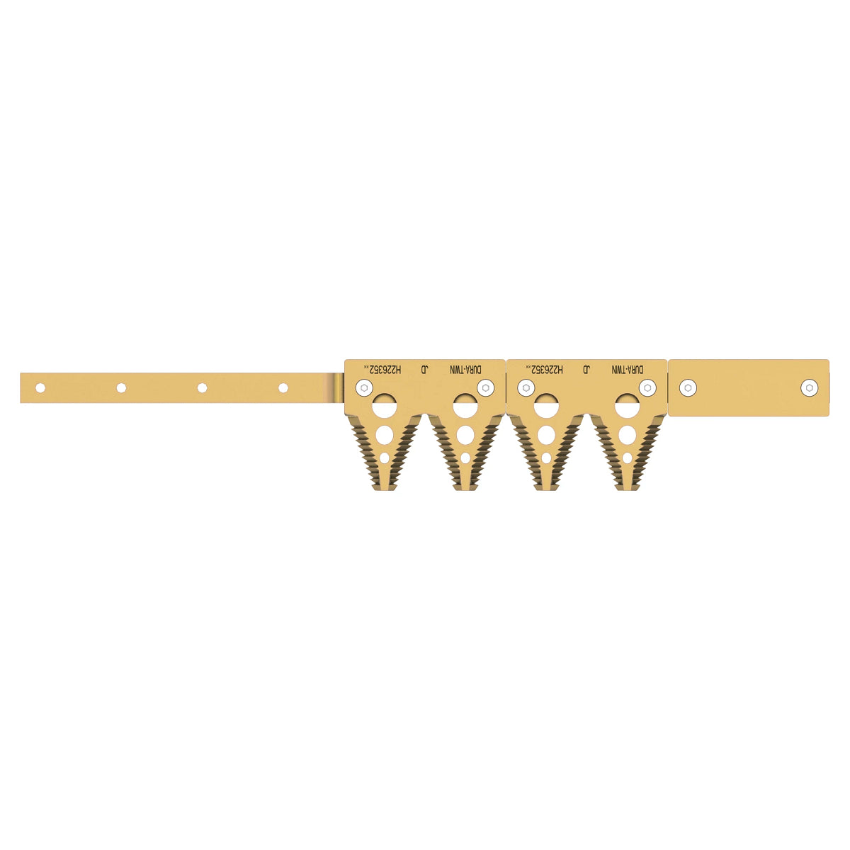 John Deere AH226571: Dual Overlap Strap Coarse Knife, Left Side