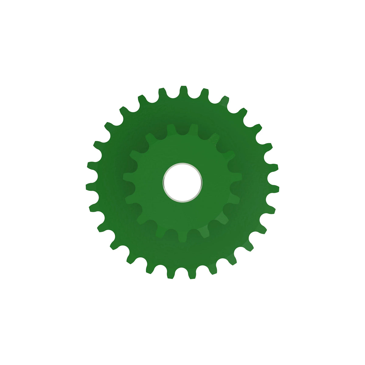 John Deere AN160990: Grain and Fertilizer Feed Drive Double Chain Sprocket