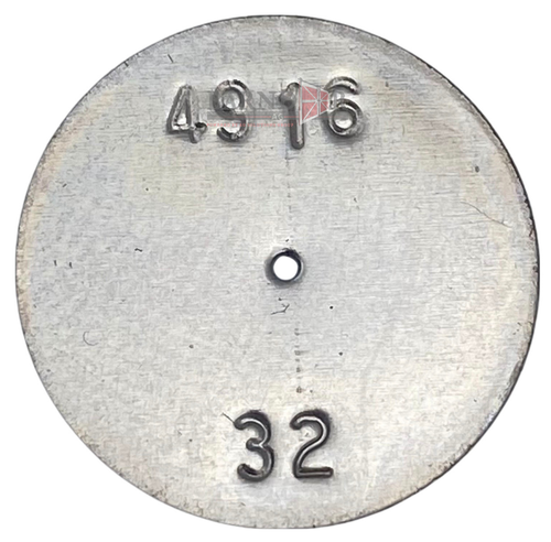 TeeJet CP4916-34: Stainless Steel Flow Regulator Orifice Plate