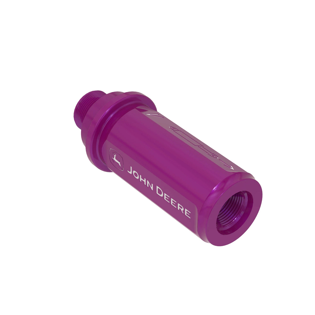 John Deere KK57318: Hydraulic Hose Violet Grip, Extend, SCV V, 1.3 cm (1/2 inch) Line