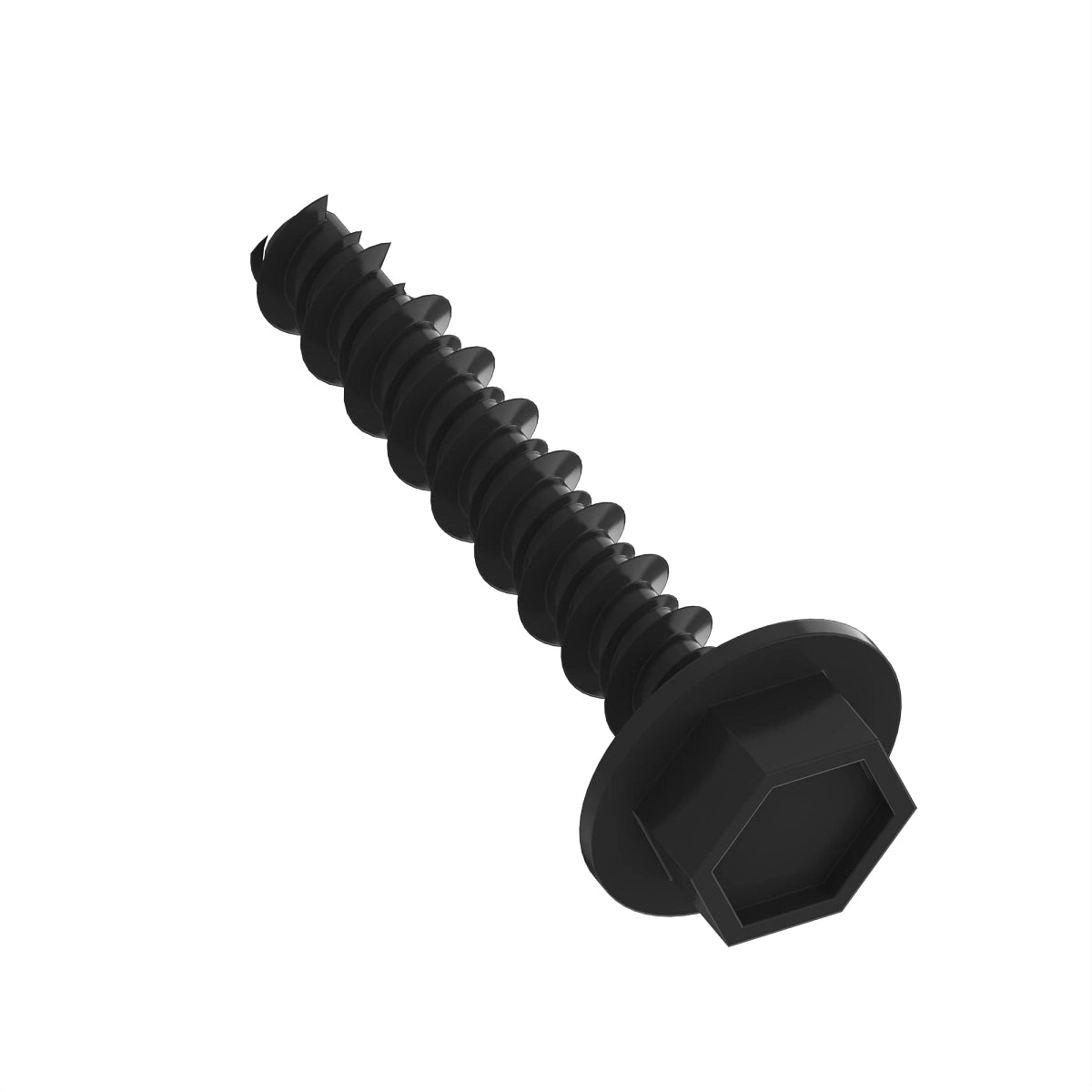 John Deere L205030:  Hexagonal Flange Head Self-Tapping Screw, 0.169" X 0.63"