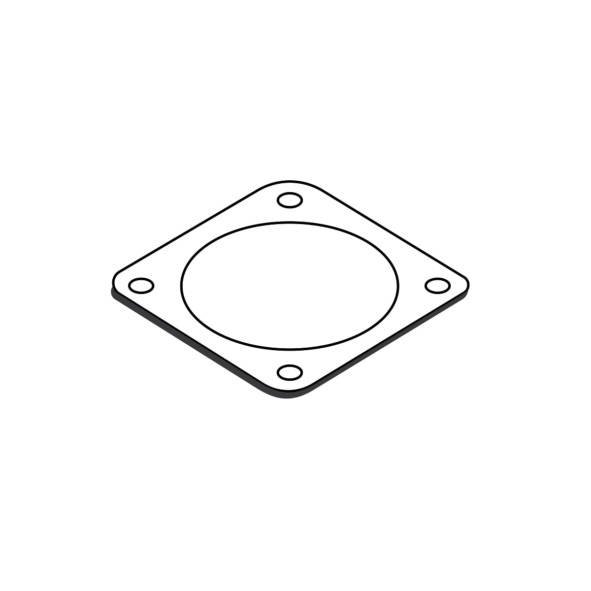 John Deere MIU802115: Engine Air Intake Throttle Gasket