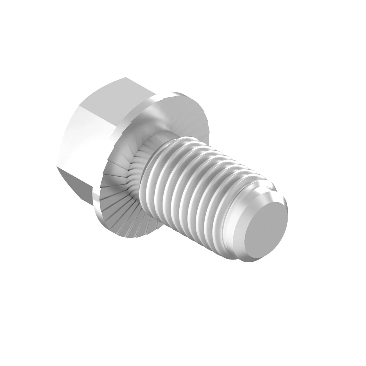 John Deere R122618:  Hexagonal Head Flanged Self Locking Screw, 9.525 X 19.05 mm (3/8" X 3/4")