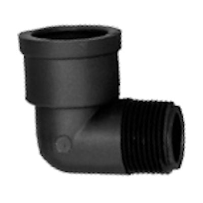 J.D. Skiles Co., SE14P: Poly Street Elbow 1/4FPT x 1/4MPT