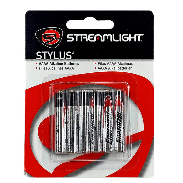 65030: Streamlight Aaaa Alkaline Batteries (6-Pack)
