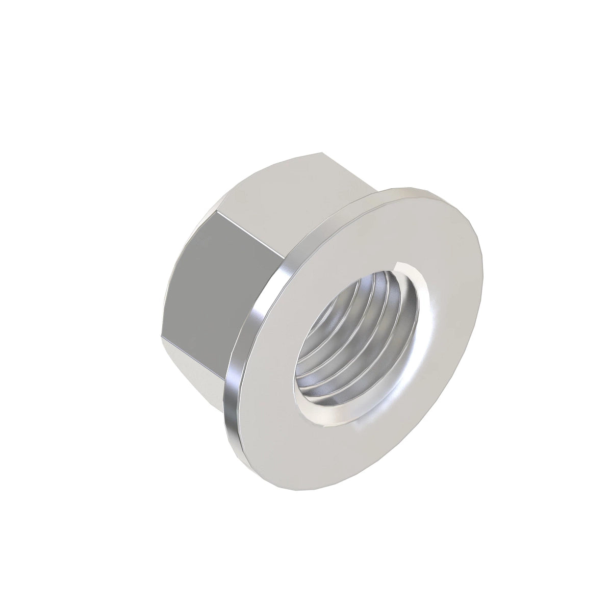 John Deere T157779: Hexagonal Flange Lock Nut, 11.113 mm (7/16")