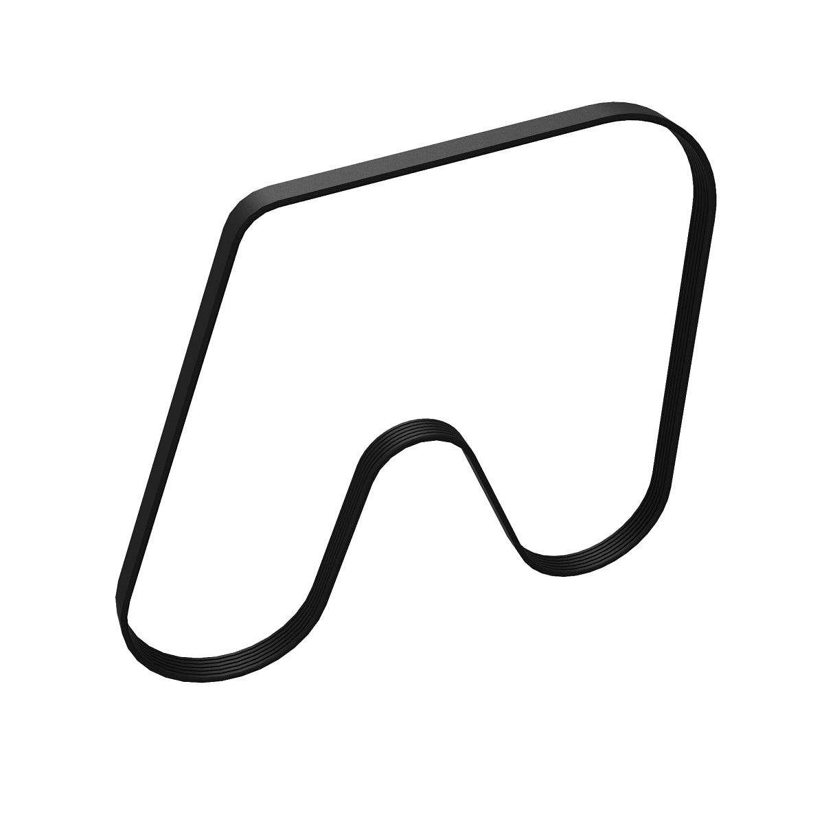 John Deere T428859: PK Section Engine Auxiliaries V-Belt, Effective Length 1580 mm (62.2 inch)