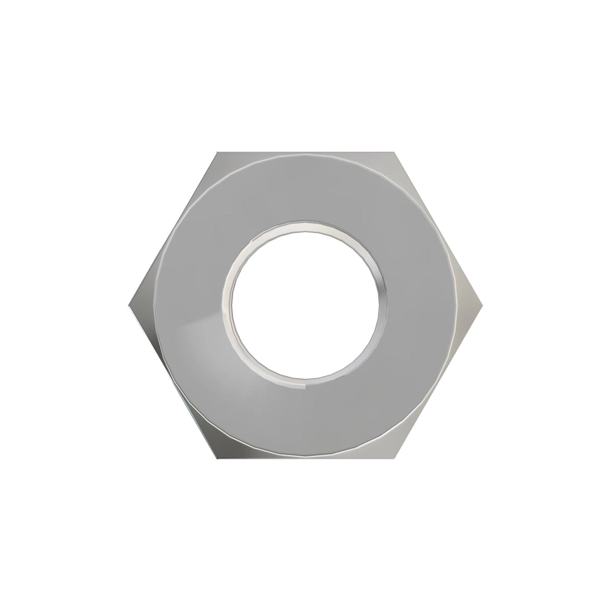 John Deere T60313: Hexagonal Lock Nut, 1/4"