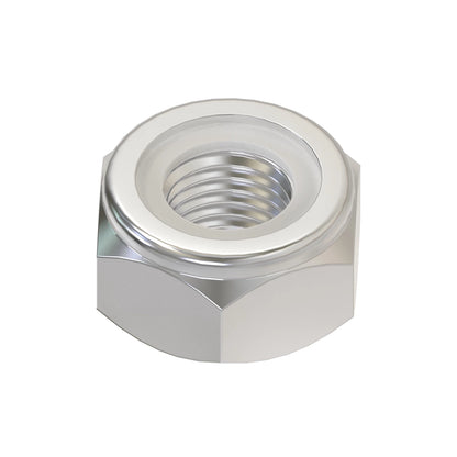 John Deere T60313:  Hexagonal Lock Nut, 1/4"