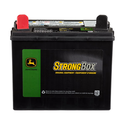 John Deere TY25221B: Group U1 12 Volt Battery, Wet Charged, 30 Ah, 350 CCA, Lawnmower