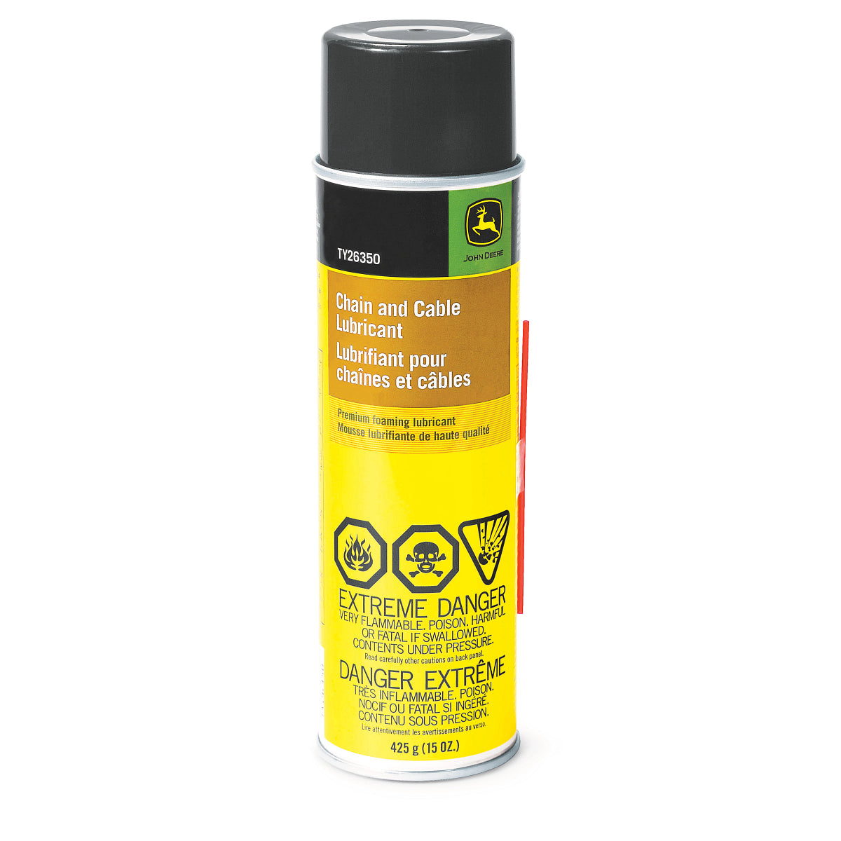 John Deere TY26350: Chain and Cable Lubricant, 425 gram (15 Oz)
