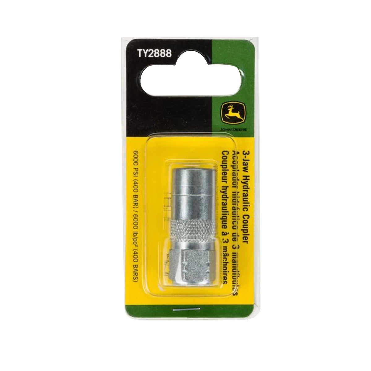 John Deere TY2888:  3-Jaw Hydraulic Coupler