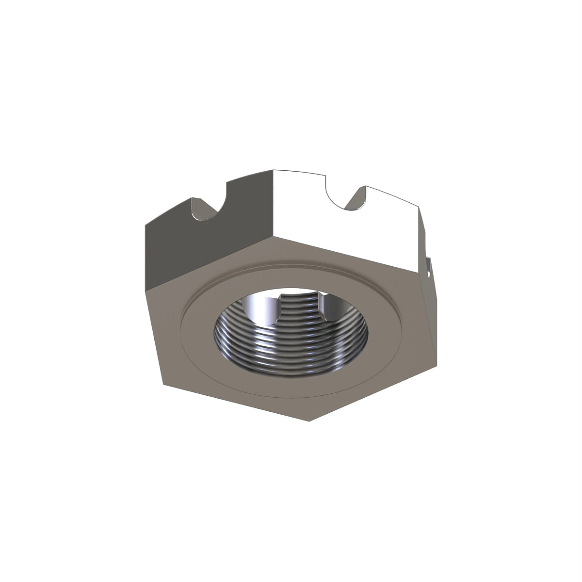 John Deere Z9958H: Hexagonal Slotted Nut, 5/8"