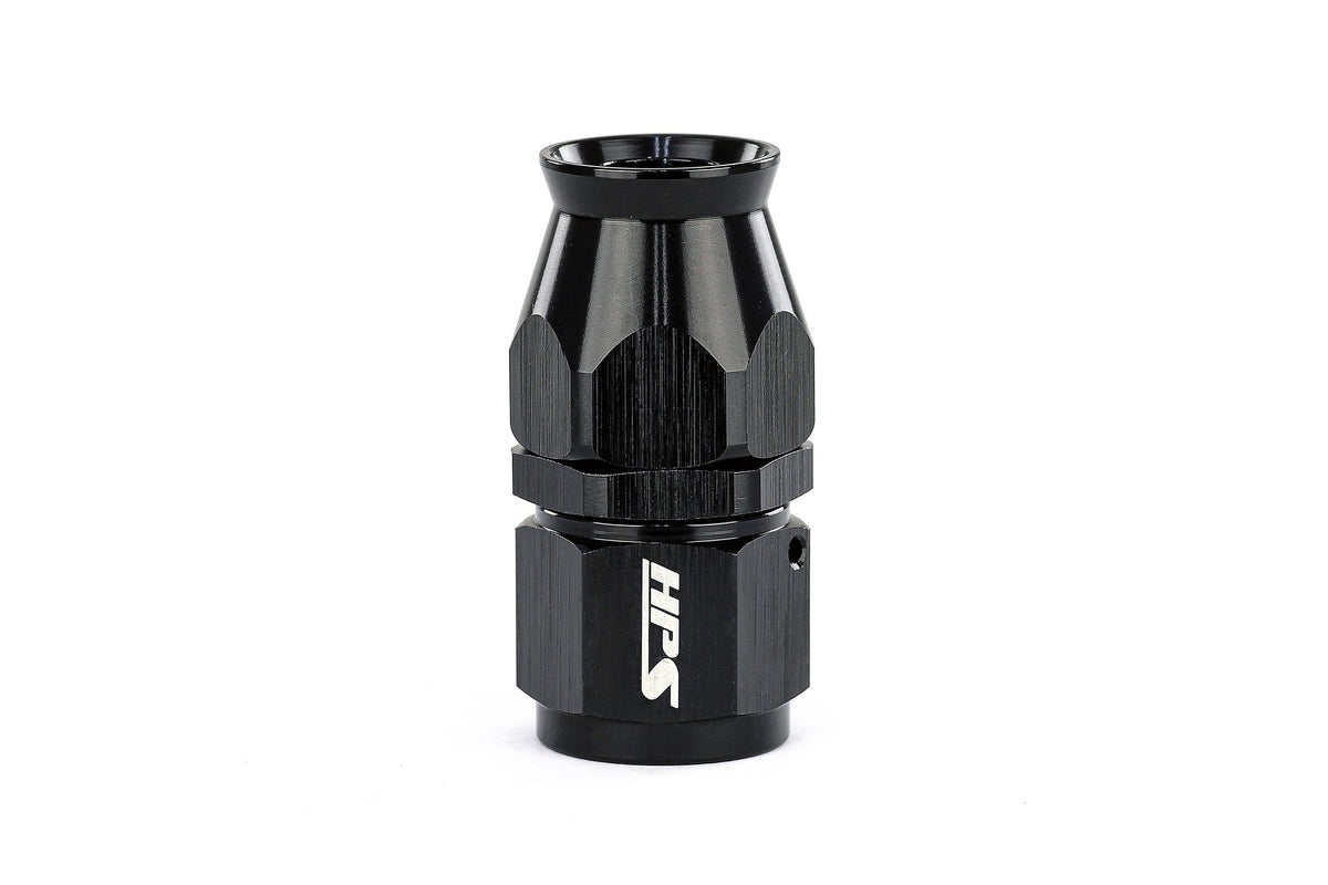 Auto & Truck Wh. 235855: Hps Performance 120 Degree -8 Compression Teflon Hose End to An Female for Stainless Steel Reinforced Ptfe Hose, Aluminum, Black