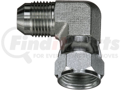 16MJ16FJX90: Male JIC x Female JIC Swivel 90Â°