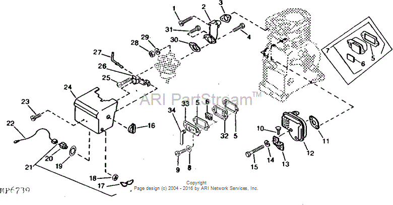 John Deere 19H2334B: Hexagonal Head Cap Screw, 1/4" x 2-1/2"