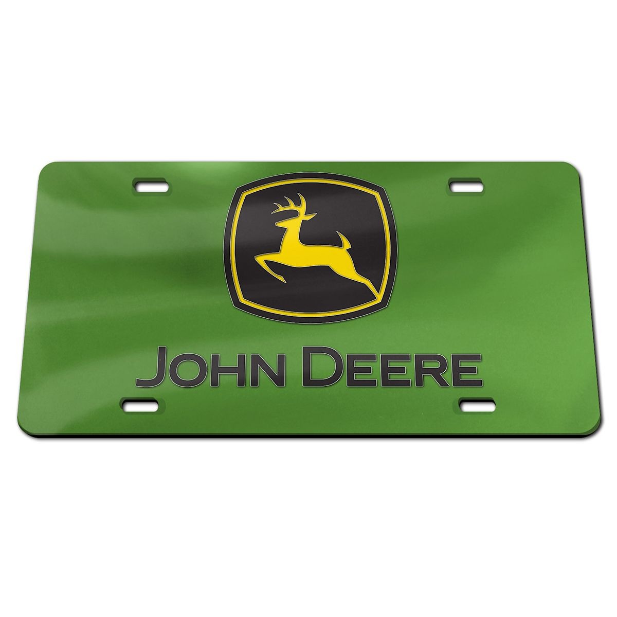Green Trademark Logo License Plate